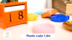 Thước Dây Cuộn Mini Đo Eo Đo Chiều Cao Cho Bé Rút 15 Mét Đa Năng A1016