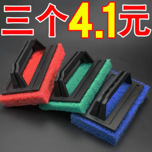 Kitchen Magic Sponge Brush with Handle Bathroom Bathtub Cleaner Tile Magic Eraser Nano Sponge Scrubber Home Cleaning Tool