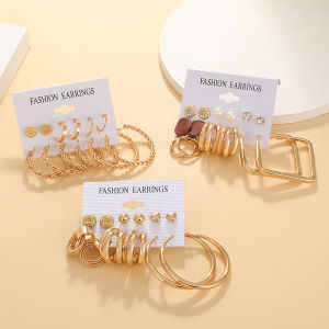 French Style Ear Ring Women Pearl Earrings French Style Ear Ring Stud Set