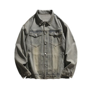 Áo Khoác Jeans Phong Cách Mỹ Retro