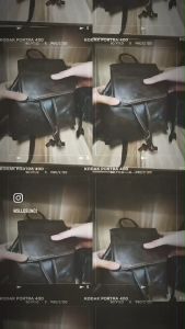 กระเป๋าเป้หนังมินิสไตล์วินเทจ รุ่น V29 หนังPU นิ่ม ใบเล็ก สายปรับระได้ เรียบง่าย ราคาที่ถูกต้อง 2 สี ดำน้ำตาล