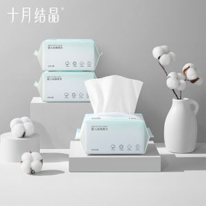 TEN-M JOURNEY Cotton Dry  Baby Wipes for Sensitive Skin - 100% Cotton (100Pcs)