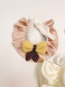 Adjustable Pet Scarf for Cats Dogs Puppy Neck Strap With Bowknot Soft Cute Dog Collar Kitten Saliva Towel Pet Dress Up Supplies