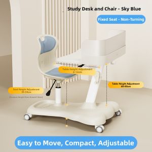 TEN-WIN | Childrens Mobile Study Desk and Chair Set