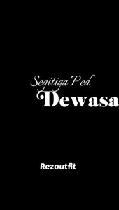 HIJAB SEGITIGA PED DEWASA INSTAN