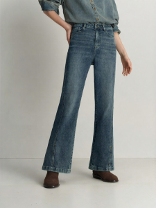 Semir | Womens Jeans Trousers Flared Leg-Lengthening