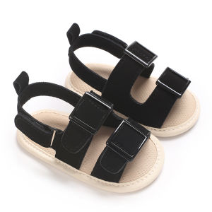 NEW Summer 0-18Months Kids Newborn Baby Boys Girls Fashion Summer Soft Crib Shoes First Walker Anti Slip Sandals Shoes Soft Sole