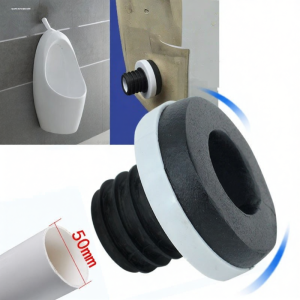Wall Mounted Urinal Drain Part Rubber Seal Flange