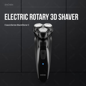Enchen | ENCHEN Blackstone Electrical Rotary Shaver for Men 3D Floating Blade Washable Type-C USB Rechargeable Shaving Beard Machine