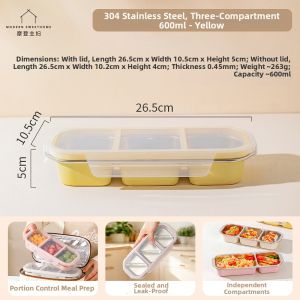MODERN SWEETHOME | Dieting Portion Control Fat Loss Fruit Specialized Lunch Box