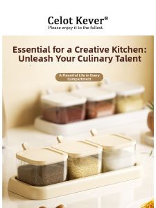 Kitchen Seasoning Storage Set