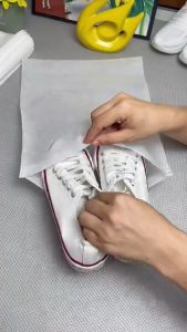 10/20PCS Non White Woven Shoe Bag Portable Clear Drawstring Shoes Storage Bag Shoes Dustproof Bags Reusable Travel Pouch Shoe Pouch