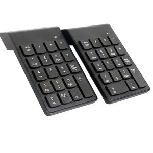 2.4G Wireless Numeric Keyboard 18 Keys Mini Digital Keypad Number Pad for PC Desktop Laptop Notebook MacBook Air iMac