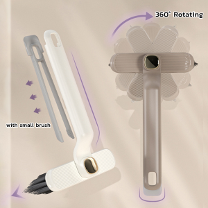 Seeko 2-in-1 Multifunctional Rotating Cleaning Brush 360° Cleaning Brush For Crevice Tiles Toilet Scrubber