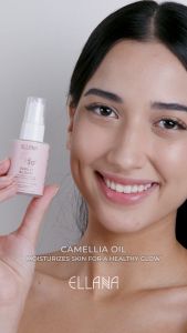 Ellana SPF30+ PA+++ Sunlit Bloom Japanese Camellia Moisturizing Primer with UVA/UVB Mineral Protection Lightweight