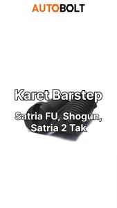 Karet Barstep Depan Smash Lama New Titan & Satria FU 150 2 Tak & Shogun 110 125 & Tornado & Arashi Footstep Foot Kaki Bar Step Injekan 1 Set 2 Pcs