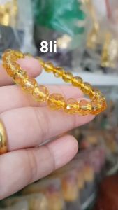 Vòng thạch anh tự nhiên vàng tươi giác size nhỏ 8mm 22 hạt hợp nữ mệnh kim thổ thuỷ đeo đẹp may mắn tốt cho sức khỏe công việc hanh thông thuận lợi chỉ có 399k ạ