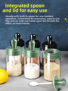 CrossOver | Kitchen Seasoning Bottle Set Home Use Sealable Spice Jar Combination Salt Seasoning Box Oil Bottle Nordic Style Cooking Utensils
