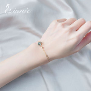 Lucky Pig Strawberry Quartz Bracelet Women 14K Gilded Simple Ins Special-Interest Design Attracting Male Lucky Natural Crystal