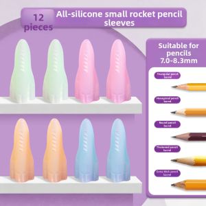 deli | Universal Thick and Thin Pencil Cap Pencil Cover for Elementary Students Extended
