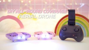 [Dalam Stok] MiniH107 quadcopter baharu JJRC penghantaran imej masa nyata dron hovering pintar pesawat kawalan jauh tahan jatuh bersaiz kecil mudah dikawal