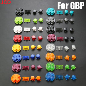 JCD 1 Set Colorful Replacement Buttons Set Replacement For Game Boy GBP Console On Off Button A B Buttons D Pads Replace