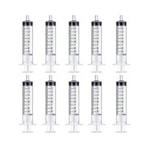 Ống Tiêm Nhựa Dùng Một Lần 10ml-5ml Không Có Kim Dùng Cho Keo Cho Thú Cưng Ăn Dụng Cụ Nhà Bếp - Chai Có Thể Nạp Lại Không Kim Số Lượng Lớn