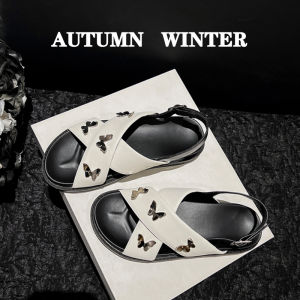 French Style Classic Style Thick Sole Sandals Womens 2024 New Arrival Summer Outwear Fashion Soft Bottom Elegant with Skirt Roman Shoes