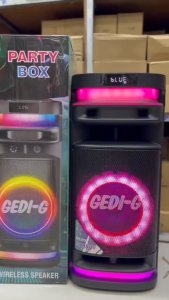 ลำโพงบลูทูธ GD-9005 ฟรีไมค์ลอยและรีโมท ลำโพงดอก8นิ้ว เสียบไมค์สายเพิ่มได้ รองรับAUX TF USB ทรงสวย เบสแน่น