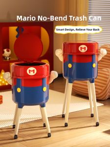 Kaman | Mobile Lidded Trash Bin for Kitchen
