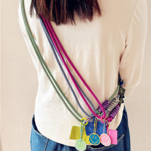 Double Ring Hanging Two Sides Polaroid Lanyard Length Adjustable Mobile Phone Strap Neck Rope Crossbody Can Back Neutral Detachable