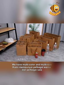 Wahaha Colour Paper Bag Gift Bag Shopping Bag Party Bag Birthday Bag Kraft Paper Bag Packaging Bag Beg Kertas Beg Hadiah 禮物袋 礼物