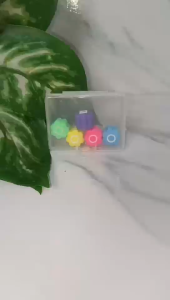 Timi Baby colorful Pebble toy Colorful dice stone Catching Game set fun Hand eye