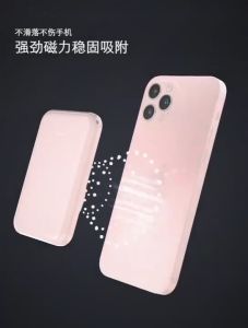 Magnetic Wireless Powerbank 10000mAh Portable Mini Size Strong Magnetic Force For iPh 12 13 14