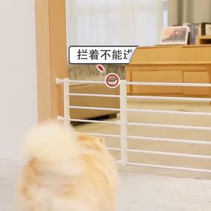 Pet adjustable safety door Dog safety door Pet baby safety door Pet door Baby safety door Security fence is installed anywhere in the hall Pet fence