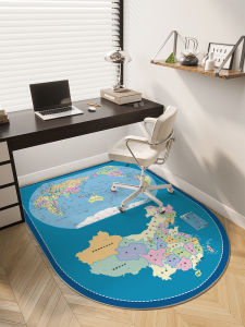 Anti-Slip Childrens Room Chair Mat Bedroom Study Desk Learning Chair Carpet Living Room Reading Area Computer Swivel Chair