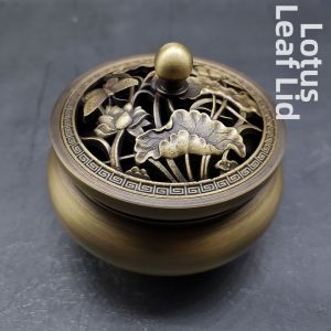 Buddhist Incense Burner Brass Decorative Display