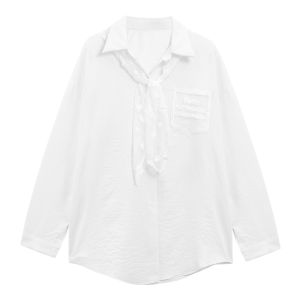 Loose Fit Long Sleeve Lace Collar Shirt Womens Korean Style Fresh Design Open Cardigan Top Trendy Fashion Commute Style