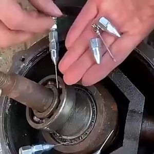 9PCS Kepala Grease Gun Aksesori Kepala Nepel Pompa Gemuk Jenis Jarum Dapat Dilepas