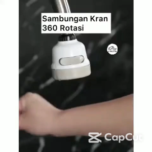 Sambungan Kran air Turbo faucet sprayer 360 rotasi Filter Keran Semburan Kencang