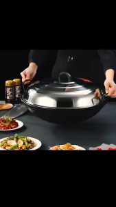 ขาย ฝาหม้อใหญ่ หม้อนึ่ง หม้อเหล็กใหญ่ ฝาหม้อสแตนเลส เพิ่มความสูง ฝาโค้งสูง รอบ 44/48/58/66 ซม