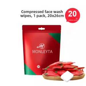 MONLEYTA | Thickened Disposable Face Towels Compression Makeup Remover Soft Cleansing Portable Travel Single Grain Face Towels