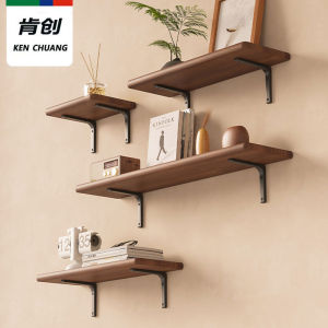 Floating Wooden Wall Shelf