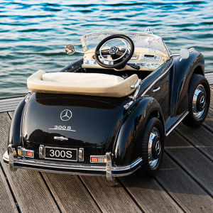 Mercedes-Benz Kids Retro Classic Car Baby Electric Car Four-Wheel with Remote Control Seated Baby Toy Baby Car