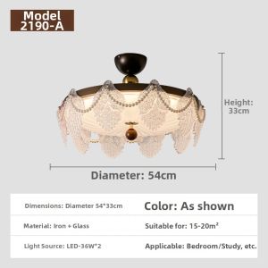 OUCHAO | Vintage Creative Eye-Protecting Ceiling Light