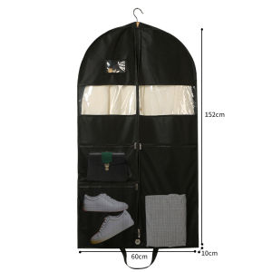 Portable Dustproof Clothing Covers Coat Suit Dress Protector Hanging Garment Bags Closet Organizer Clothes Dust Cover