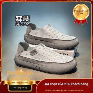 SENMA | Giày Lười Nam Thoáng Khí Chất Liệu Vải Canvas