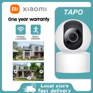 Xiaomi CCTV Camera WiFi Connect 360 Degrees Pan And Tilt WiFi IP Security CCTV Camera Connect To Cellphone 1080P Indoor And Outdoor With Mic And Speaker With SD Card