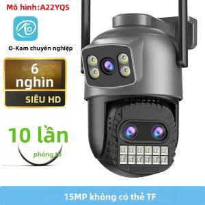 Camera IP Wifi BESDER 15MP PTZ Ngoài Trời Màn Hình Kép Zoom Quang Học 10X Phát Hiện Chuyển Động Người 4K Giám Sát An Ninh Với Ứng Dụng O-Kam Pro