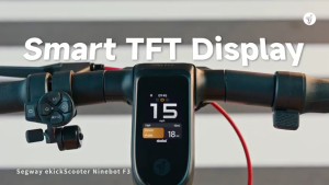 Segway Ninebot F3 eKick Scooter with Front Hydraulic and Rear Elastomer Suspension 20 Mph 44 Miles